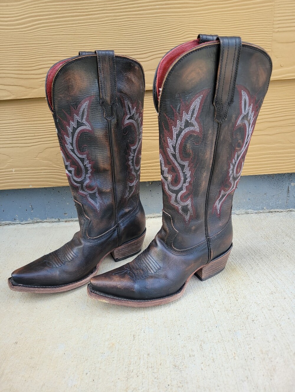 Freebird Woodland Western Boot In Black Womens 8